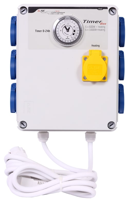 Compresor Timer Box G-systems: Timer Box II 6x600W + heating